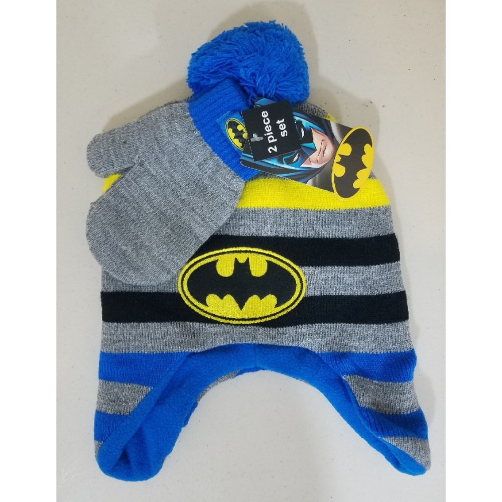 Batman Winter Hat and Gloves Set